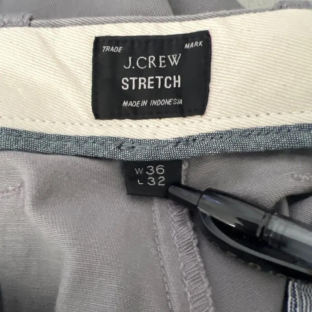 J. Crew Men's 770 Straight Stretch Chinos 36 X 32